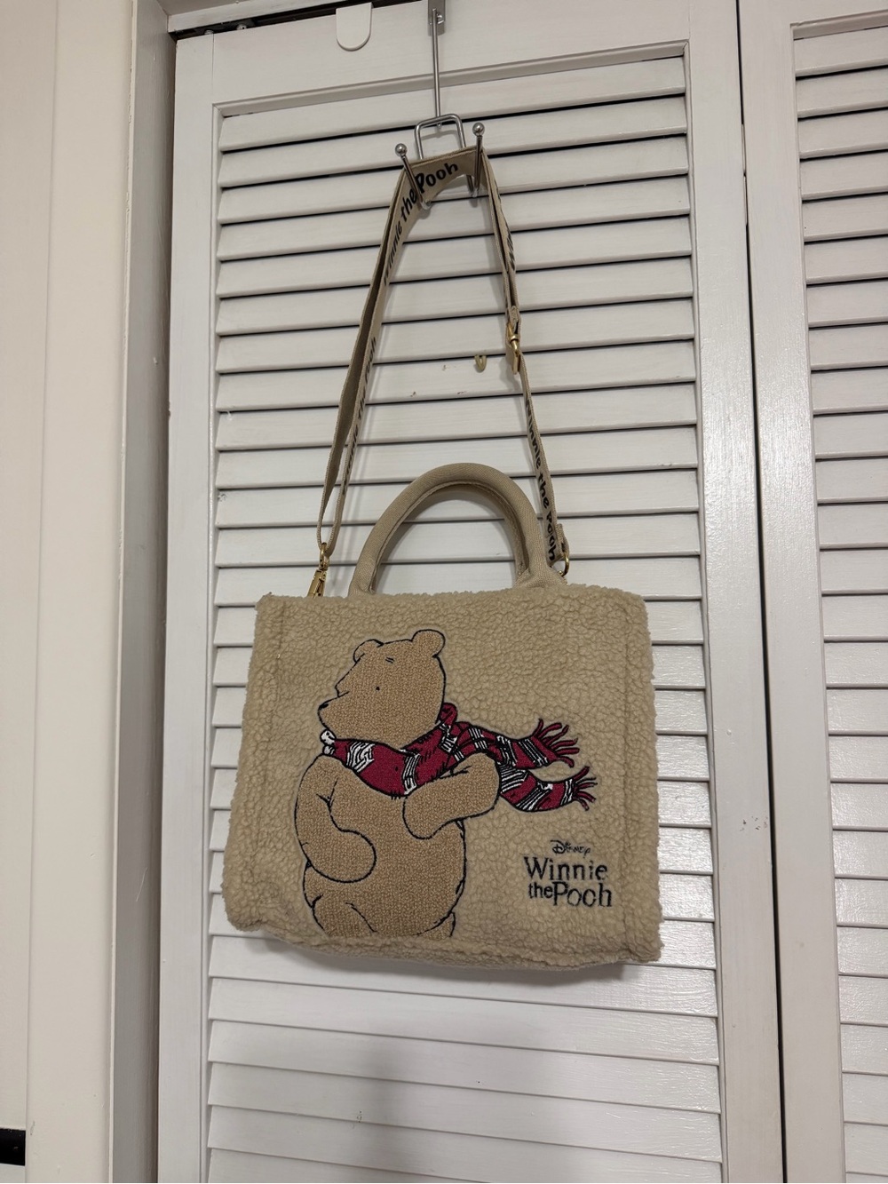 Primark Beige Sherpa Tote Winnie the Pooh